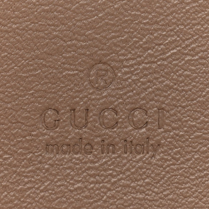 Gucci Calfskin Matelasse GG Marmont Card Case Porcelain Rose 6 of 8