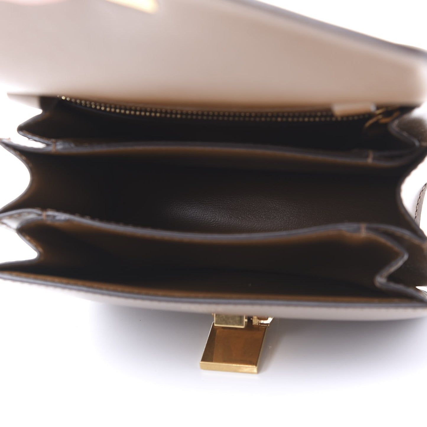 Smooth Calfskin Small Classic Box Flap Bag Camel