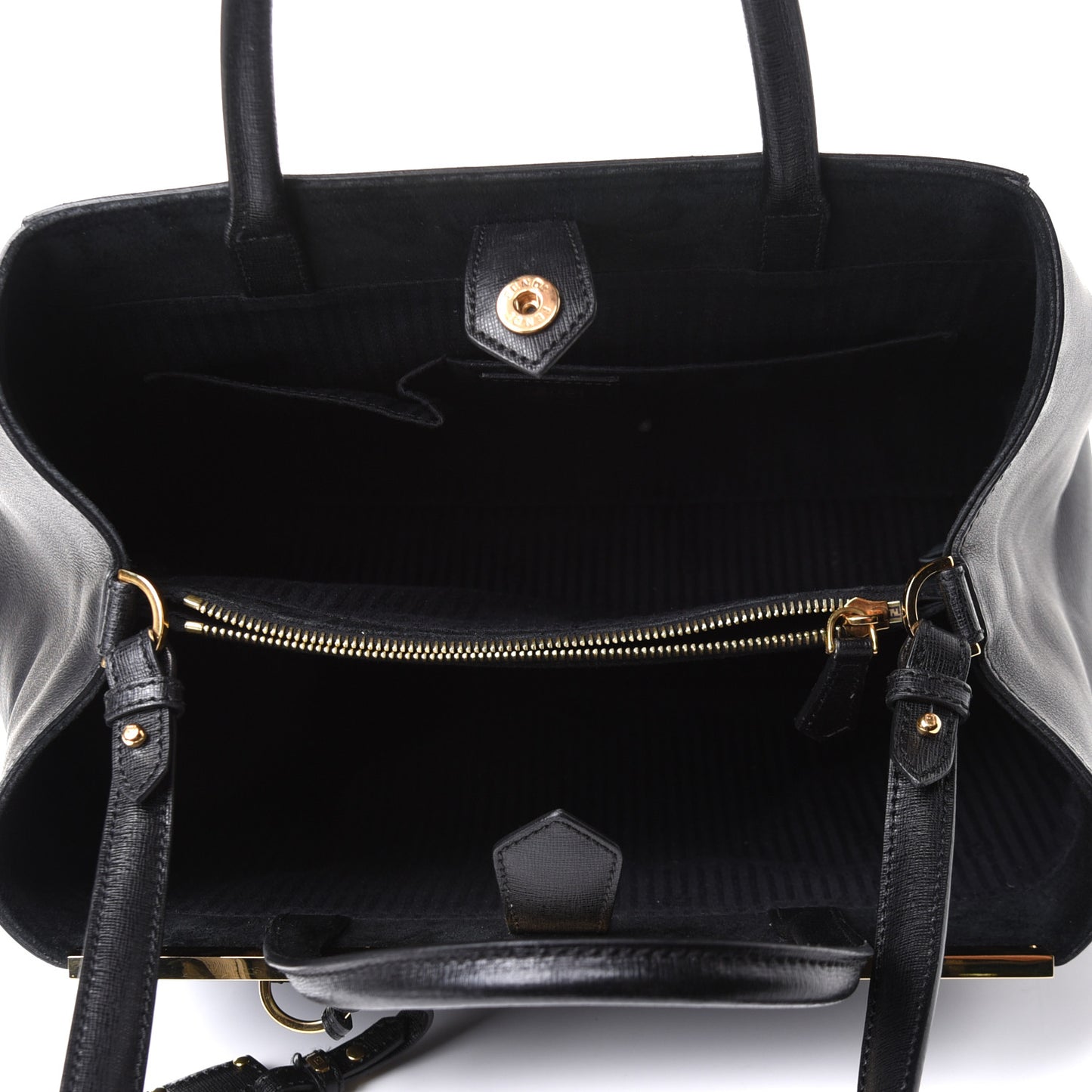 Vitello Elite Medium 2Jours Tote Black