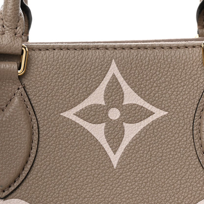 Louis Vuitton Empreinte Monogram Giant Onthego MM Tourterelle Creme 7 of 10