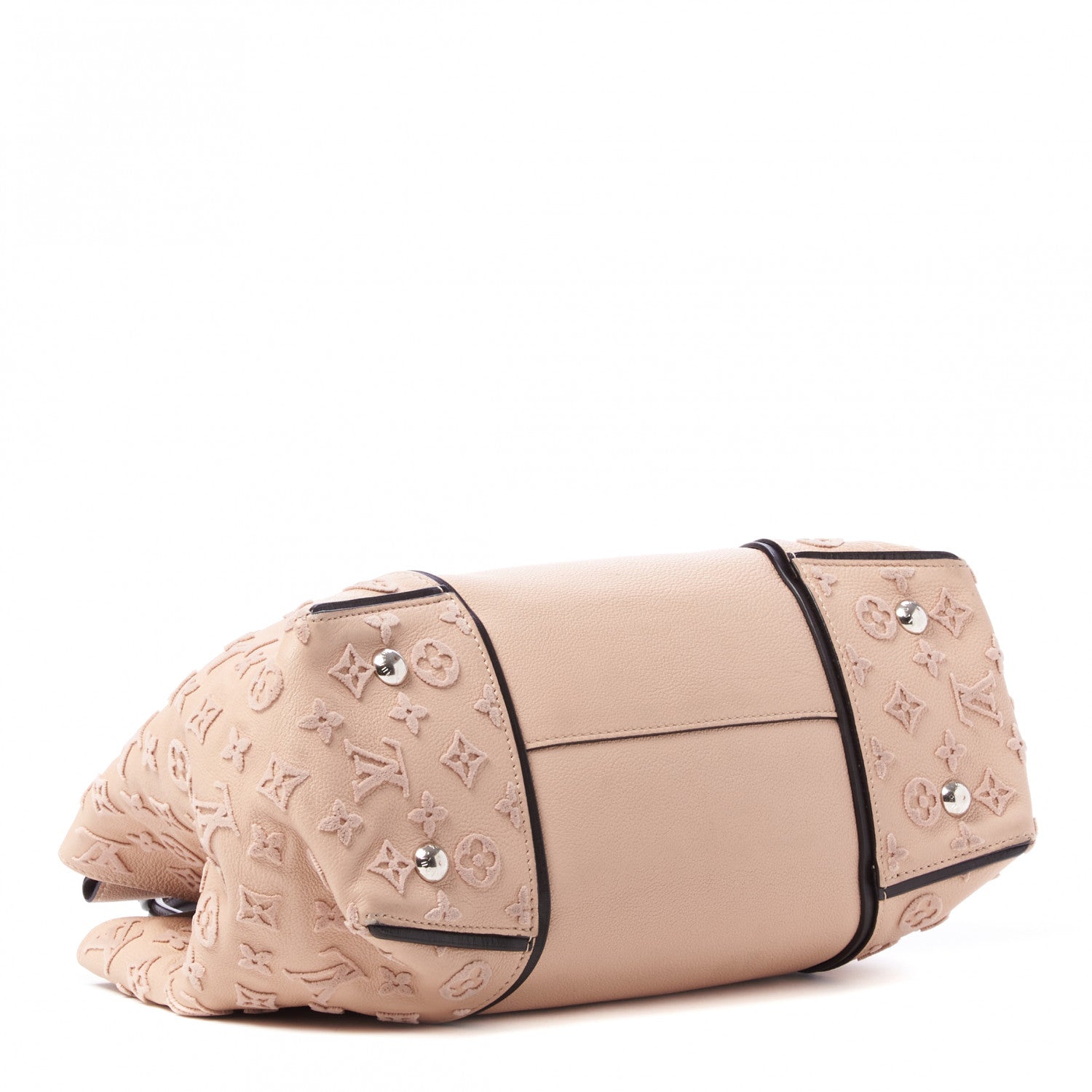 Louis Vuitton Veau Cachemire Calfskin Tote W PM Petale 3 of 8