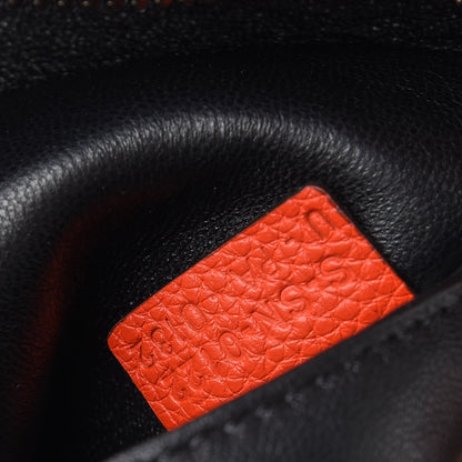 Celine Drummed Calfskin Suede Medium Trapeze Vermillion 8 of 8