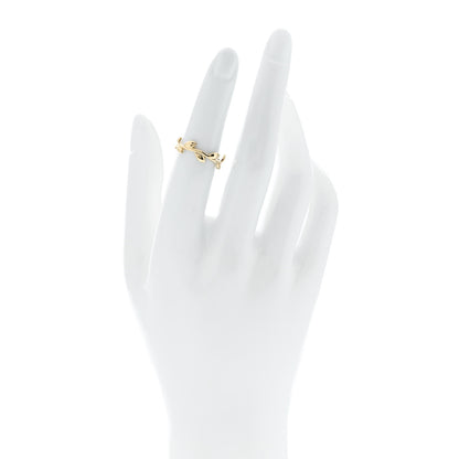 Tiffany 18K Yellow Gold Narrow Paloma Picasso Olive Leaf Band Ring 49 4.75 2 of 4