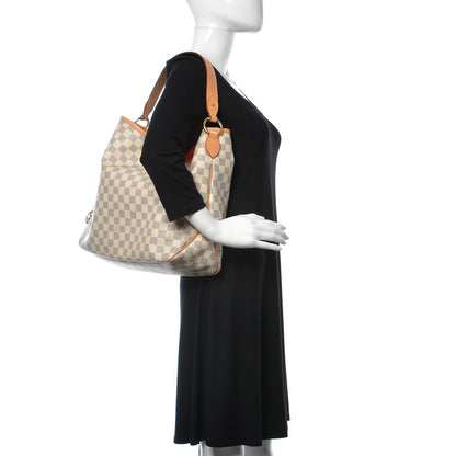 Louis Vuitton Damier Azur Delightful MM Pink 2 of 12