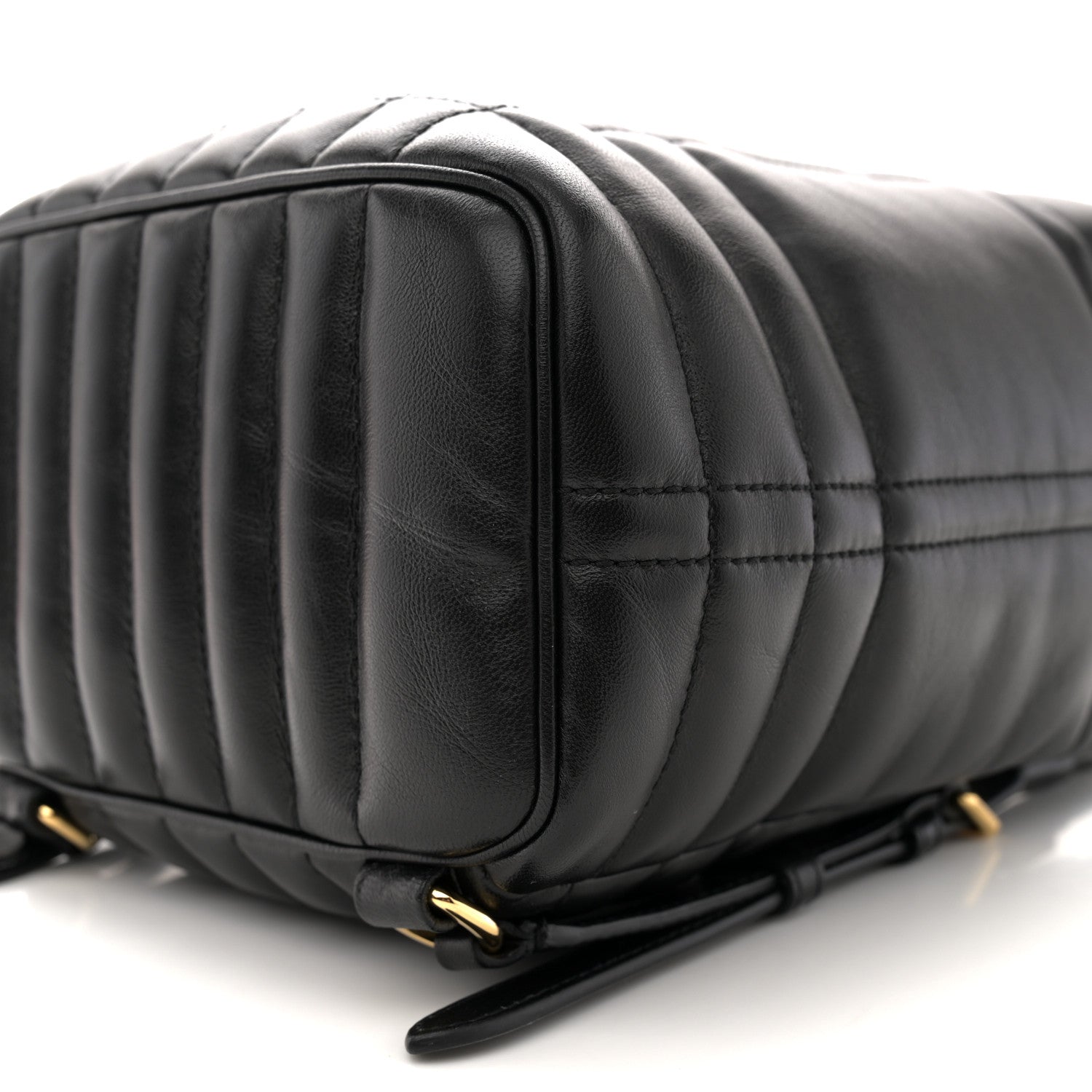 Burberry Lambskin Quilted Mini Lola Backpack Black 9 of 9