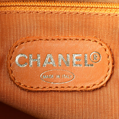 Chanel Caviar Large CC Shoulder Bag Orange 5 of 14