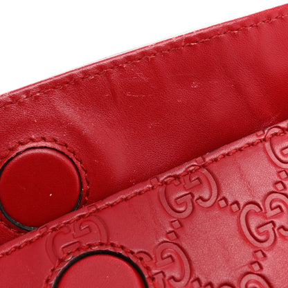 Gucci Guccissima Linea A Foldover Tote Red 11 of 12