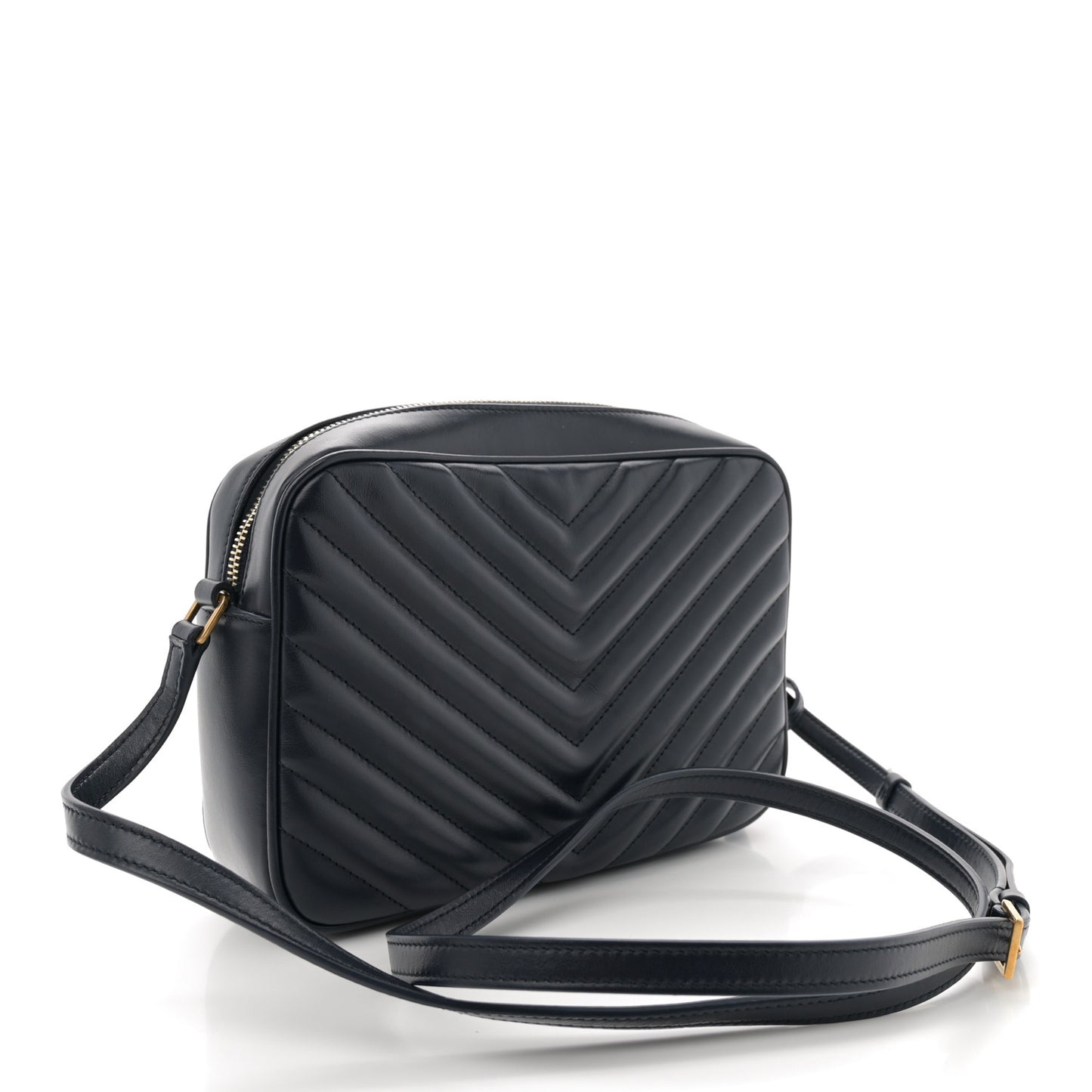 Calfskin Matelasse Monogram Lou Camera Bag Deep Marine