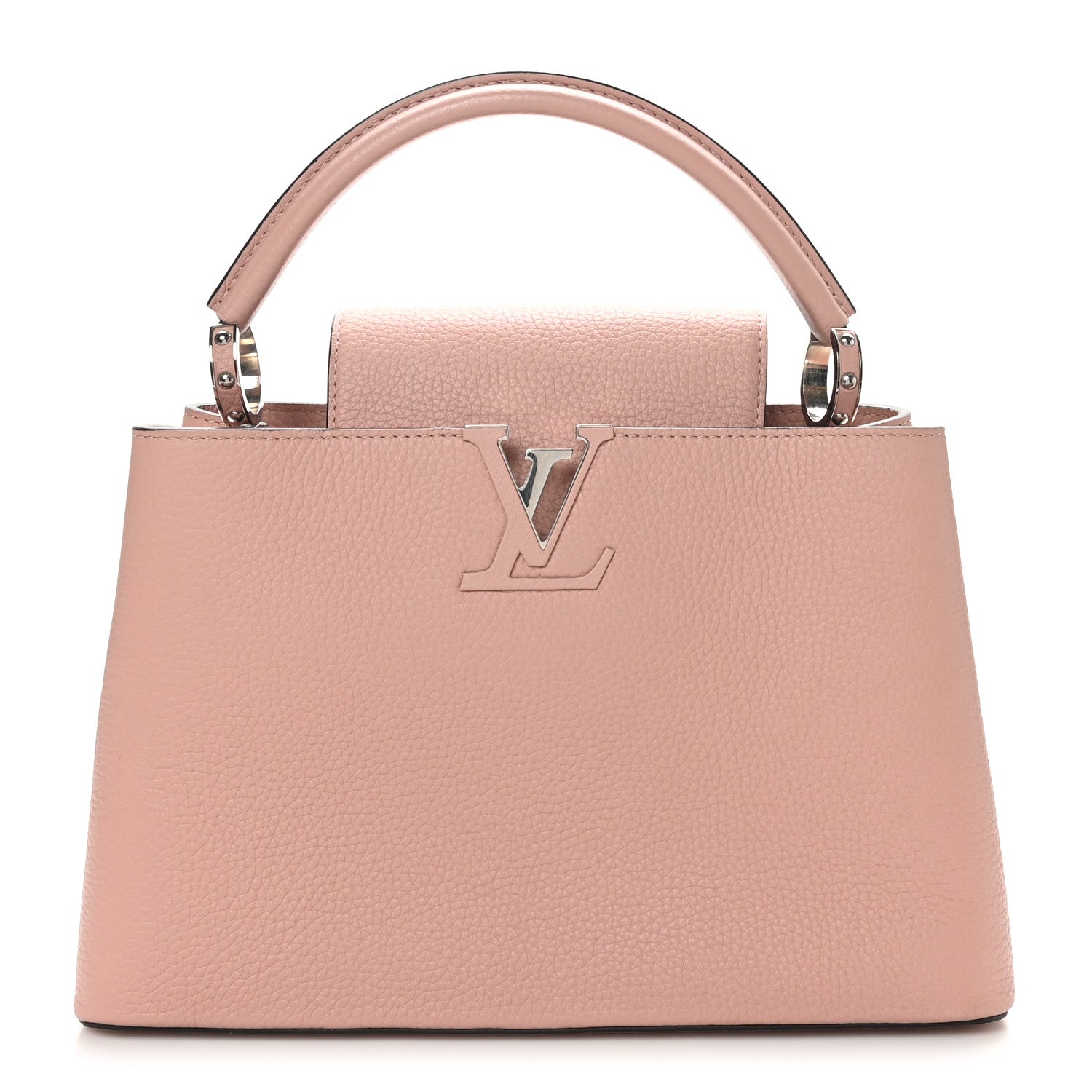 Louis Vuitton Taurillon Capucines PM Magnolia 1 of 9
