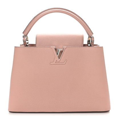 Louis Vuitton Taurillon Capucines PM Magnolia 1 of 9