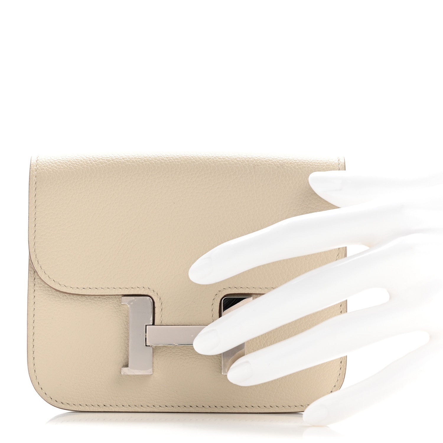 Hermes Evercolor Constance Slim Wallet Beton 2 of 9