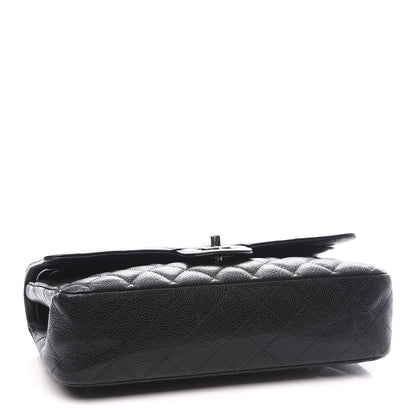 Chanel Caviar Quilted Medium Double Flap Black 3 of 10