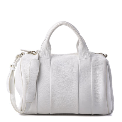 Alexander Wang Pebbled Lambskin Rocco White Gold Hardware 1 of 10