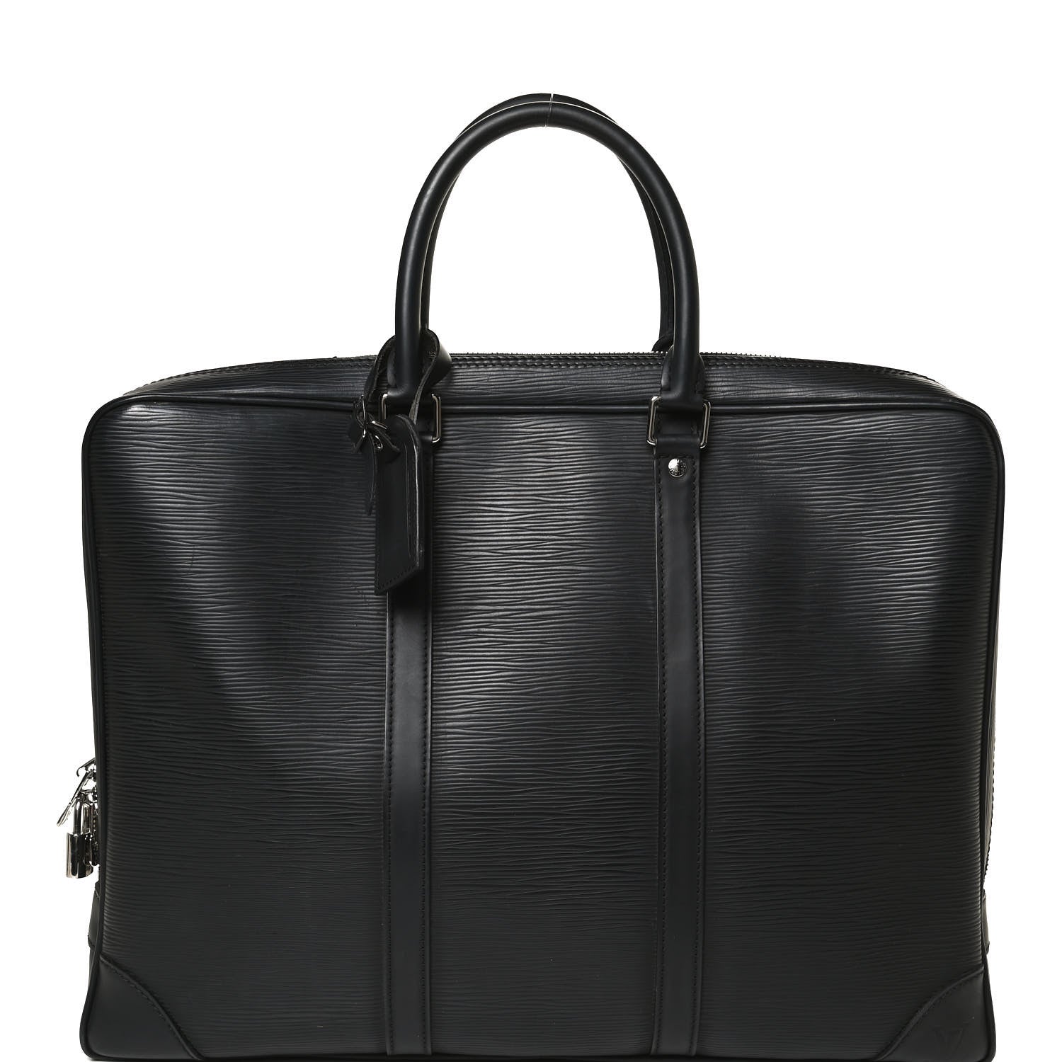 Louis Vuitton Epi Porte-Documents Voyage Briefcase Black 1 of 10
