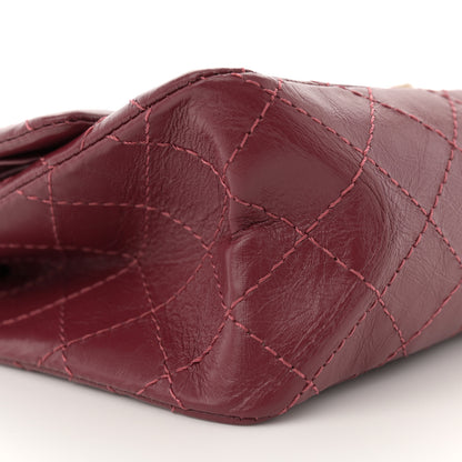 Chanel Aged Calfskin Quilted 2.55 Reissue 225 Flap Burgundy 9 of 12