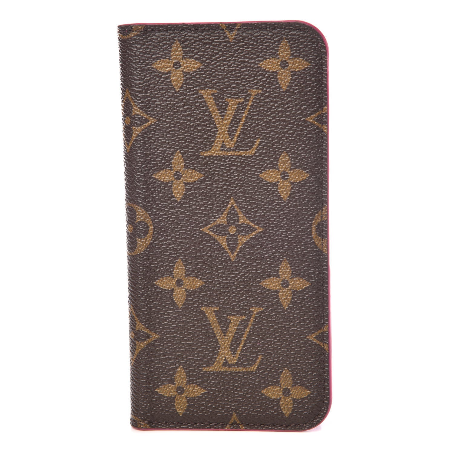 Louis Vuitton Monogram iPhone X Folio Case Rose Pop 1 of 9