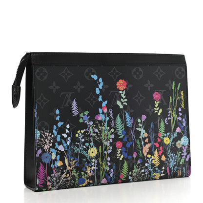 Louis Vuitton Monogram Eclipse Folia Pochette Voyage MM 3 of 8