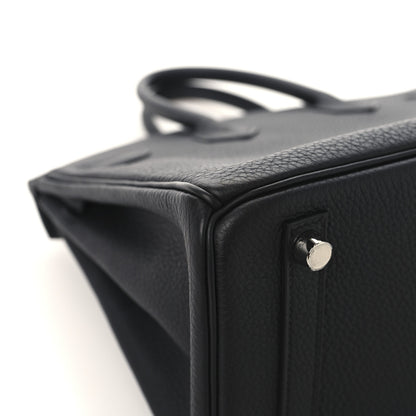 Hermes Togo Birkin 25 Black 8 of 13