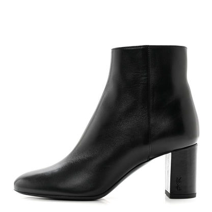 Saint Laurent Nappa Vendome Loulou Ankle Zip Boot 36.5 Black 1 of 9