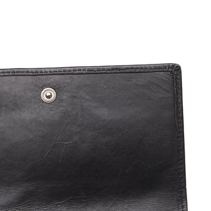 Chanel Calfskin Quilted Cambon Flap Wallet Black 11 of 11