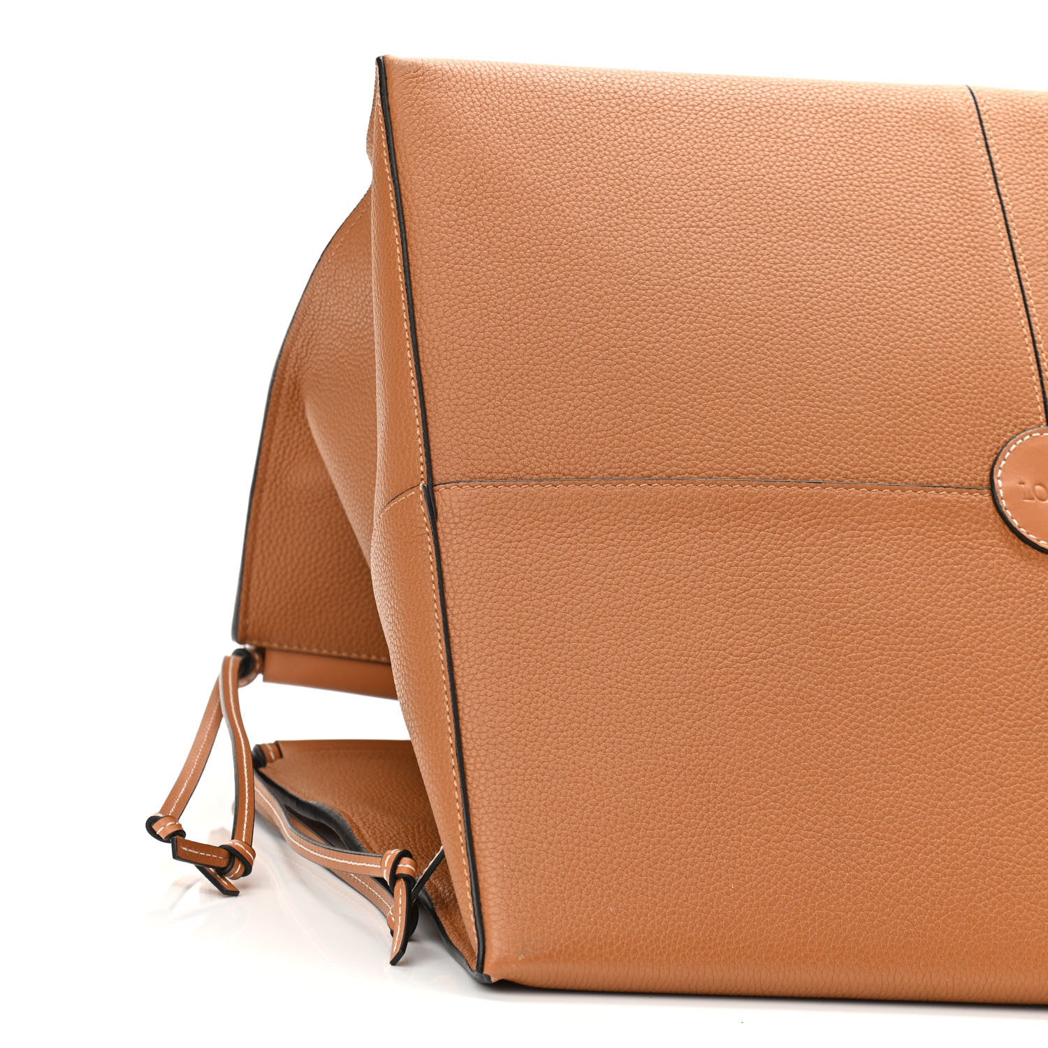 Loewe Grained Calfskin Cushion Tote Tan 8 of 9