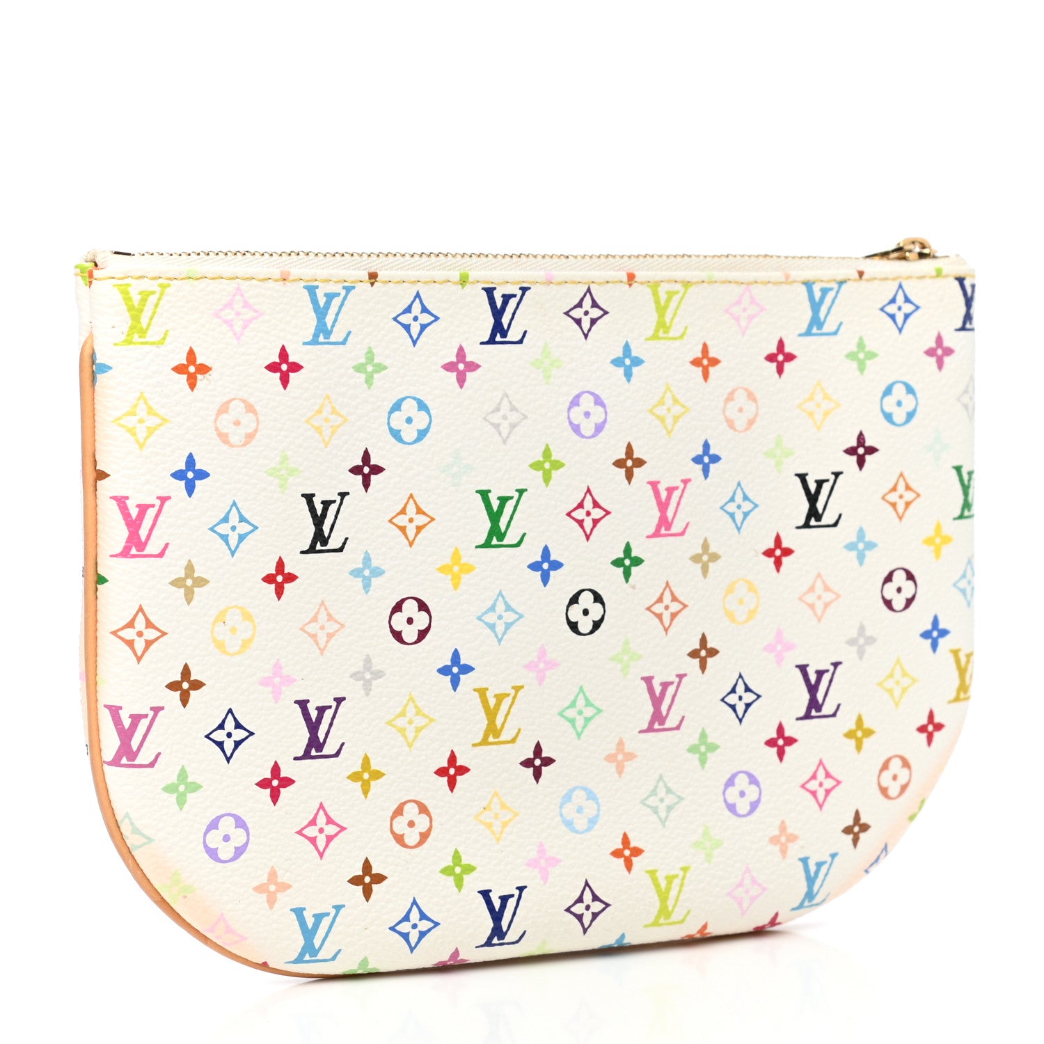 Louis Vuitton Monogram Multicolor Pochette Plate GM White 3 of 7