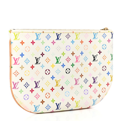 Louis Vuitton Monogram Multicolor Pochette Plate GM White 3 of 7