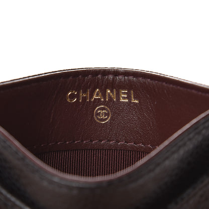 Chanel Caviar Quilted Card Holder Black 6 of 9