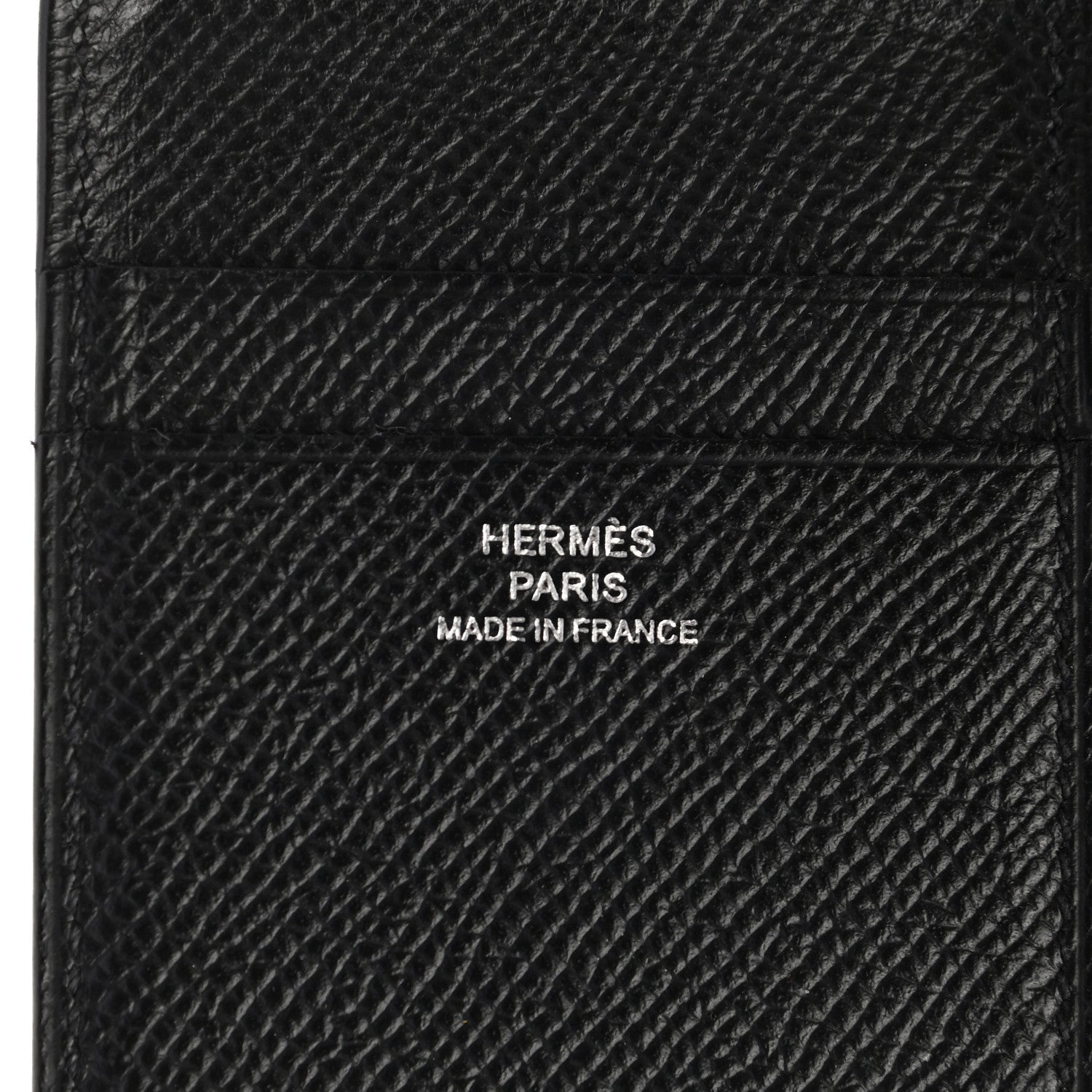 Hermes Epsom MC2 Euclide Card Holder Case Black 6 of 7