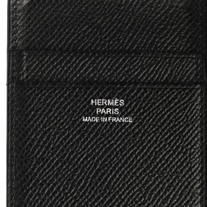 Hermes Epsom MC2 Euclide Card Holder Case Black 6 of 7