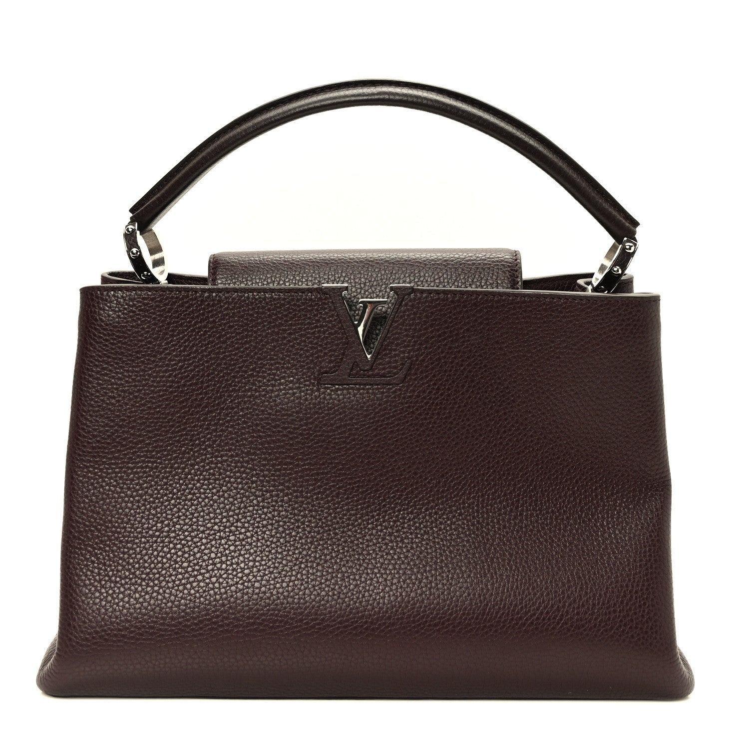 Louis Vuitton Taurillon Capucines MM  Quetsche 1 of 9