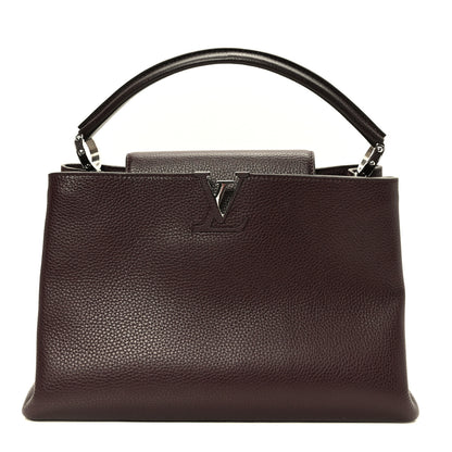 Louis Vuitton Taurillon Capucines MM  Quetsche 1 of 9