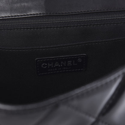 Chanel Vinyl Quilted In the Business Flap Bag Black 16 of 22