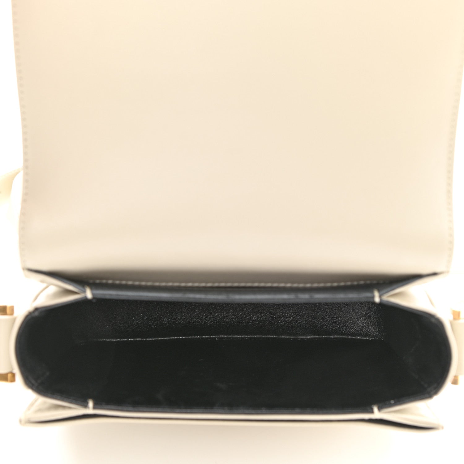Saint Laurent Calfskin Le 61 Shoulder Bag White 5 of 8