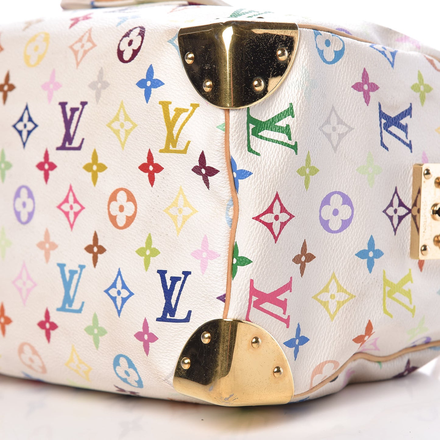 Monogram Multicolor Speedy 30 White