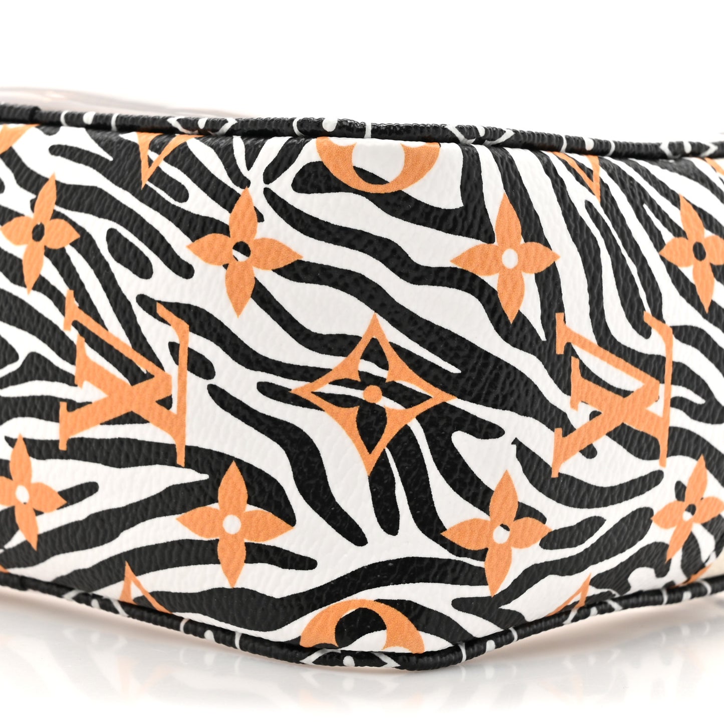 Monogram Giant Jungle Beach Pouch Ivory