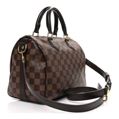 Louis Vuitton Damier Ebene Speedy Bandouliere 25 3 of 10