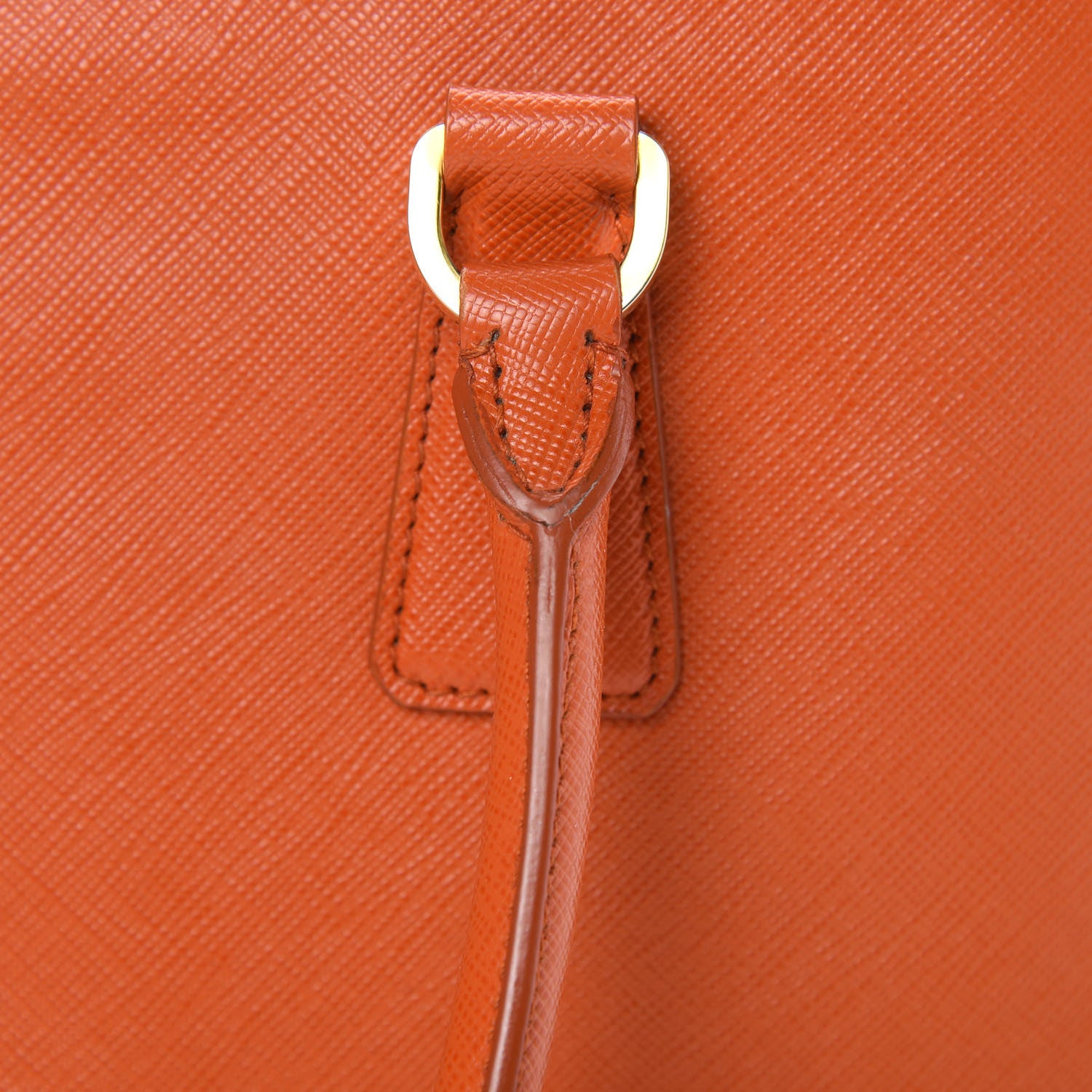 Prada Saffiano Medium Galleria Double Zip Tote Papaya 14 of 20
