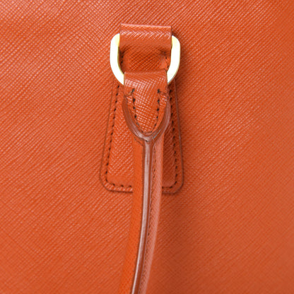 Prada Saffiano Medium Galleria Double Zip Tote Papaya 14 of 20