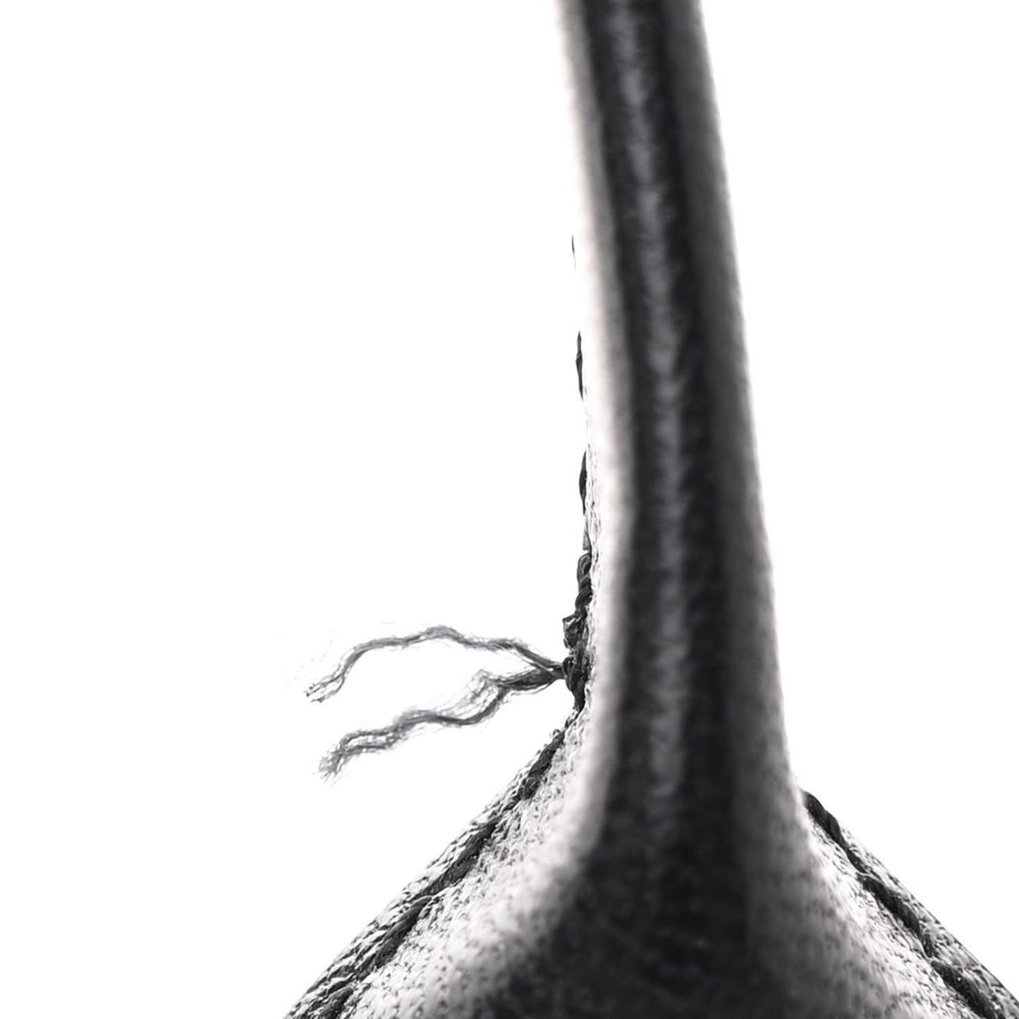 Lambskin Quilted Drawstring Backpack Black