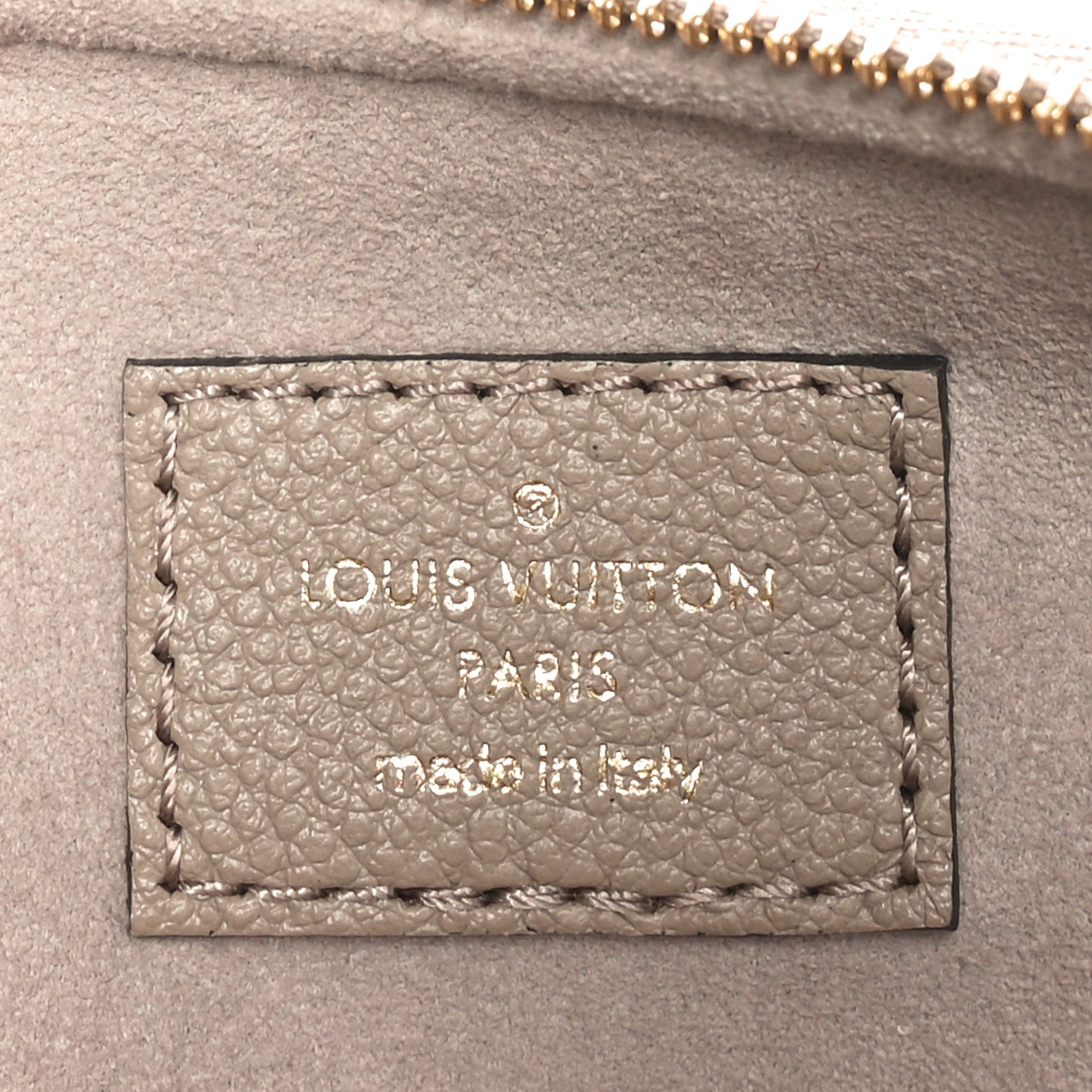 Louis Vuitton Empreinte Monogram Giant Mini Bumbag Tourterelle Cream 6 of 9