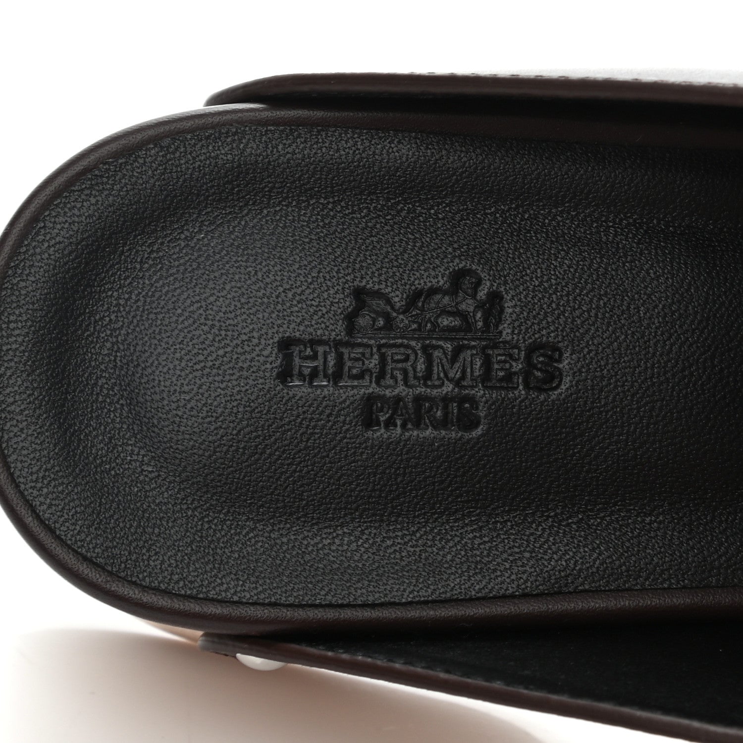 Hermes Calfskin Calya Mules 37 Cafe 7 of 8