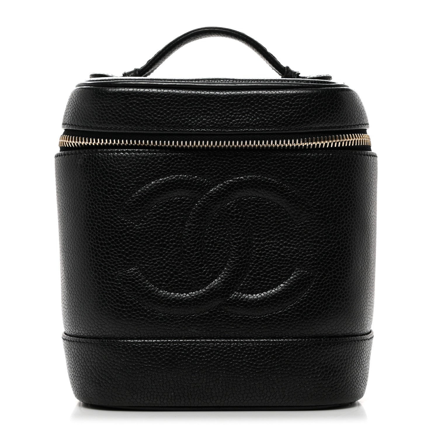 Chanel Caviar Cosmetic Vanity Bag Black 1 of 9