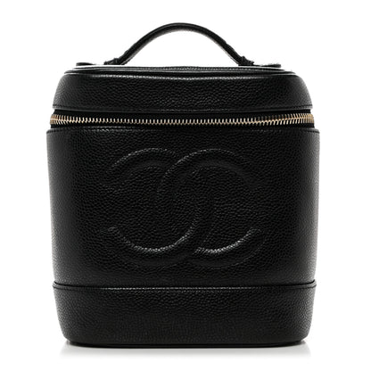 Chanel Caviar Cosmetic Vanity Bag Black 1 of 9