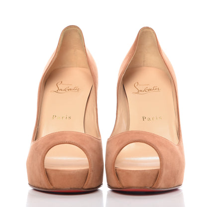 Christian Louboutin Veau Velours Very Prive 120 Pumps 37 Terra Cotta 2 of 8