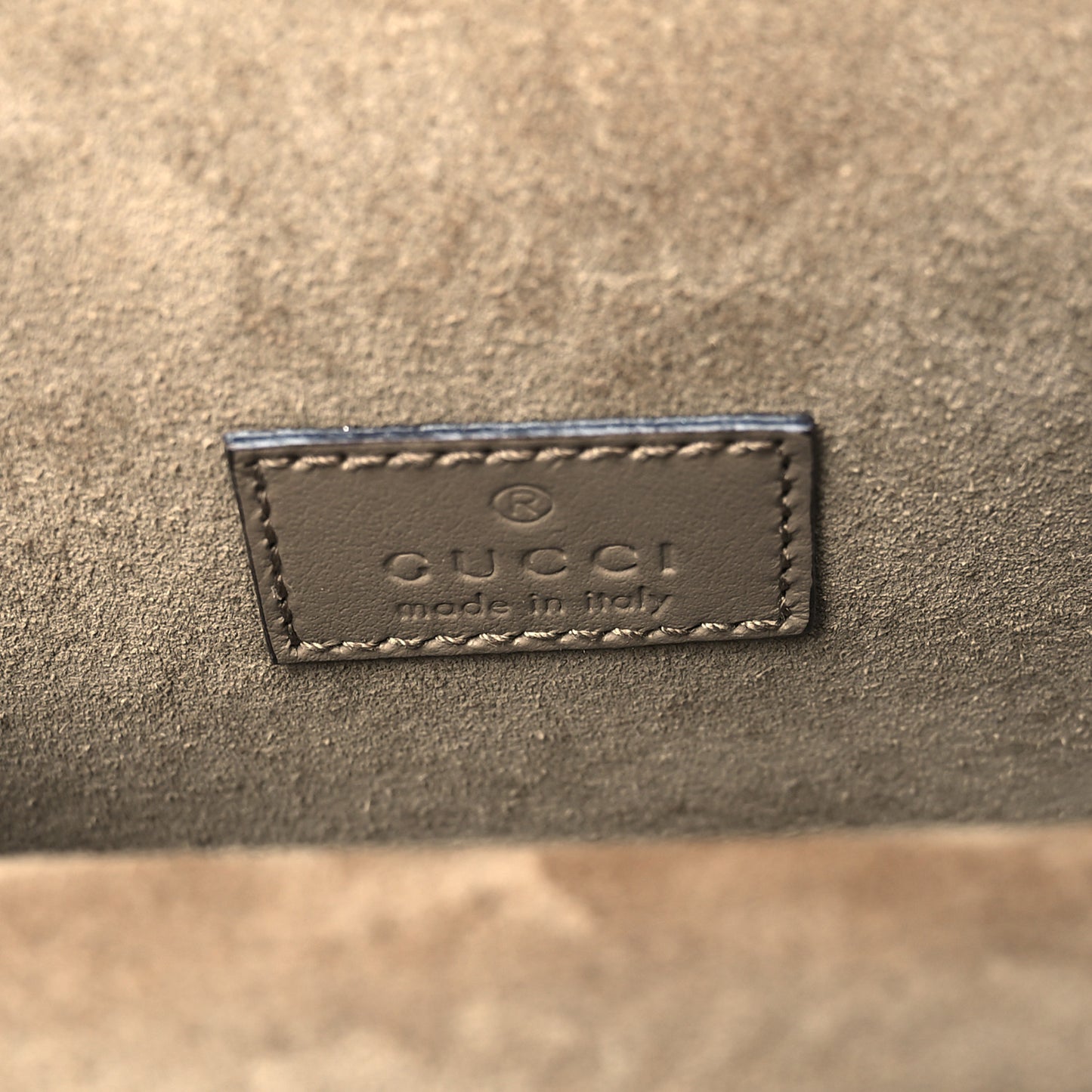 GG Supreme Monogram Mini Dionysus Top Handle Bag Beige Ebony Taupe