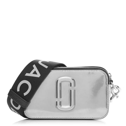 Marc Jacobs Metallic Calfskin Gen Z Snapshot Camera Bag Silver 1 of 10