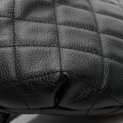 Chanel Grained Calfskin Quilted Waist Belt Bag Black 9 of 10