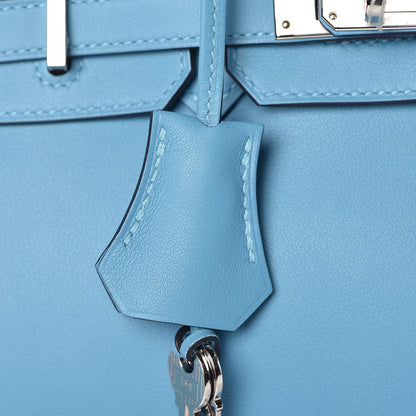Hermes Swift Birkin 25 Bleu Du Nord 29 of 37