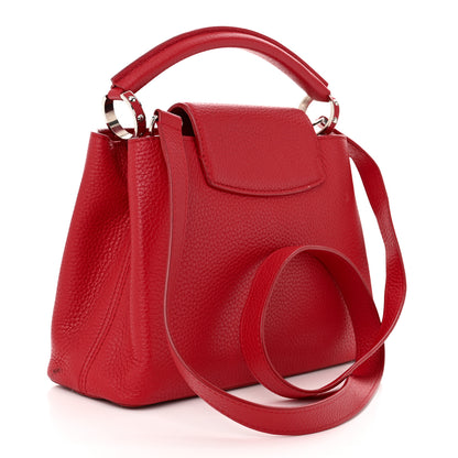 Louis Vuitton Taurillon Capucines BB Rubis 3 of 10